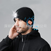 Demi-season LED sports knitted hat, indicator lamp, Amazon, for running