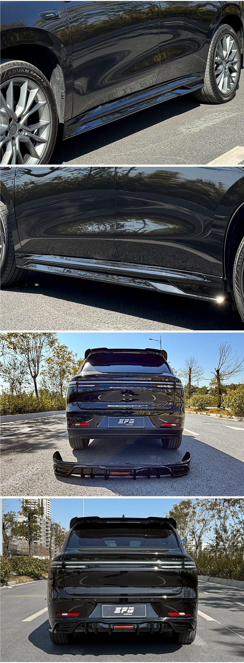 Suitable for Zero C10 Modified Efg Model Large and Small Surround Front and Rear Lip Lower Shovel Tail Wing Appearance Modification Upgrade Kit