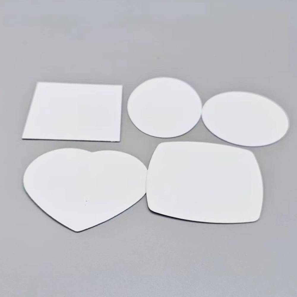 热转印空白金属铝片DIY热升华涂层片热转印化妆镜空白铝片