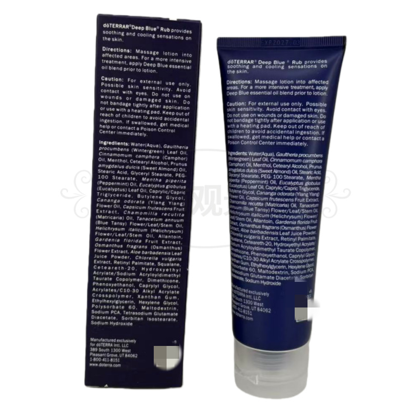 La explosión transfronteriza de la crema de alivio muscular Dolores, aceite esencial para las articulaciones, versión americana, azul profundo al por mayor.