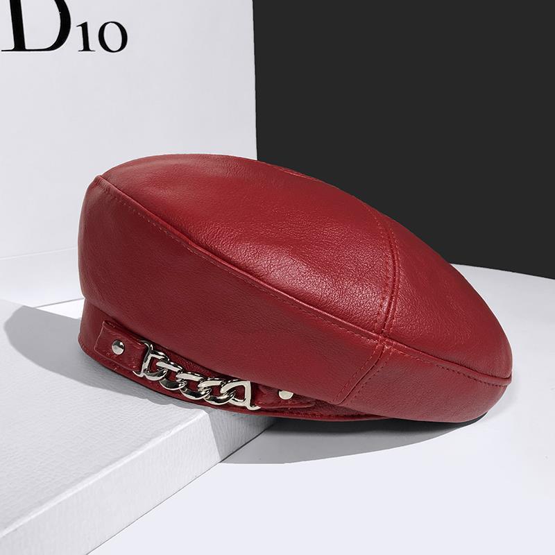 Englische achteckige Lederkette für Kinder, beliebte koreanische Version, robuste und vielseitige PU-Lederkette_voghion.com