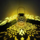 Cross-border solar lantern hanging lantern hollow lantern garden lamp garden lamp porch decorative lamp projection lamp