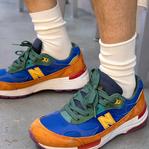 Spring and Summer Outdoor Deodorant Sweat-absorbent Cotton Men's Folded Mouth Solid Color Retro Women's Bump Socks Short Socks