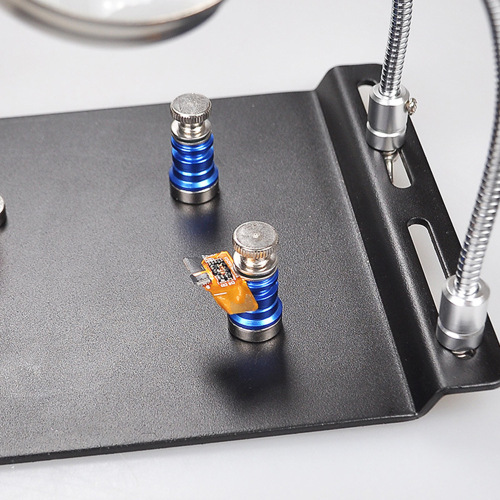 TE-804 repair auxiliary holder with LED light magnifying glass circuit board repair soldering iron stand circuit board bracket