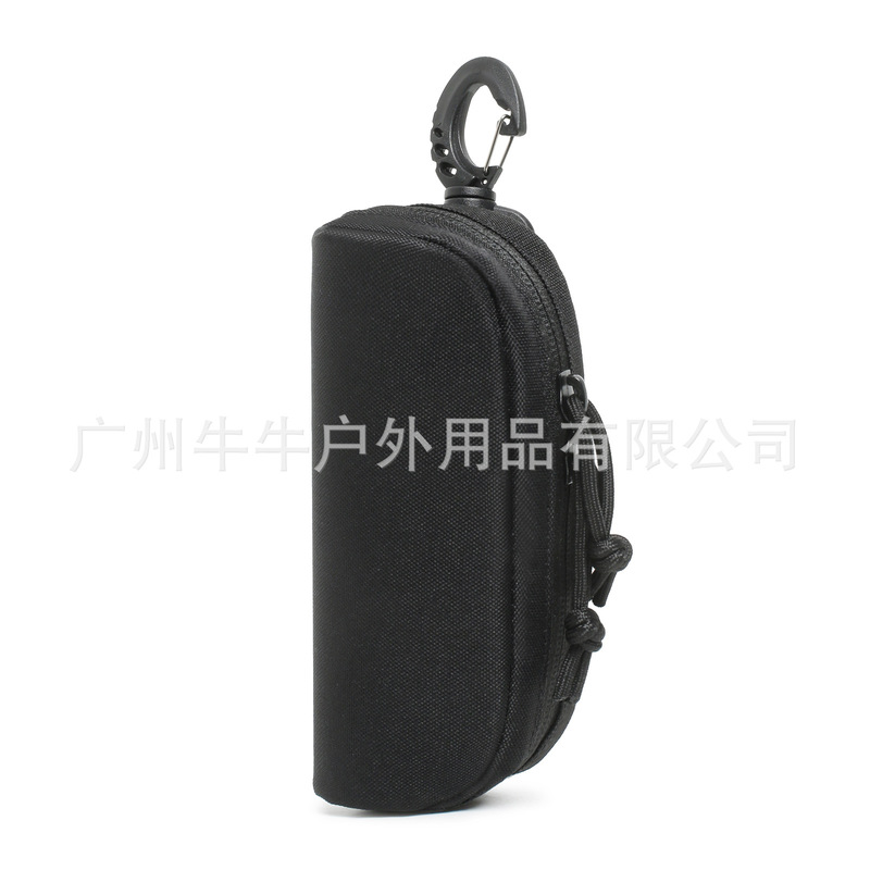 Outdoor Nylon Hard Shell Glasses Case Sunglasses Protective Box Molle System Accessories Bag Sunglasses Storage Bag