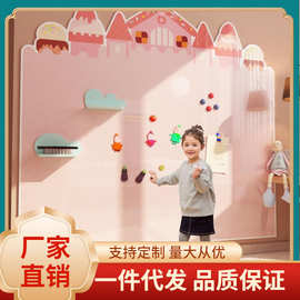 9TYQ儿童区房间布置小公主女孩卧室墙面装饰用品床头涂鸦软贴板画