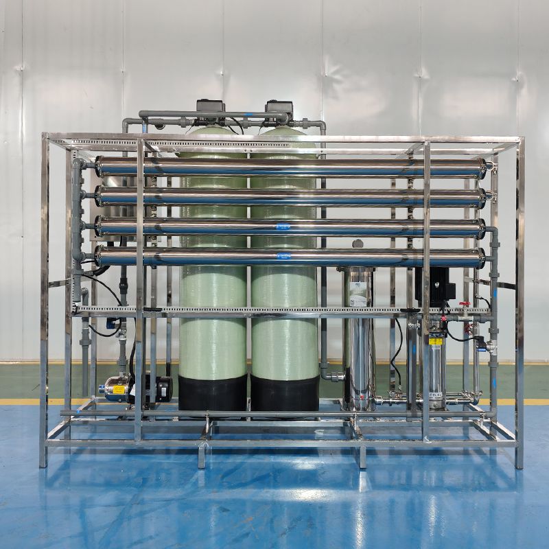 0.25-50 Tonelada de equipos de tratamiento de agua purificada de ósmosis inversa industriales comerciales a gran escala RO membrana directa máquina de beber filtración de agua blanda