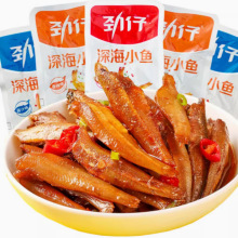 劲仔小鱼仔深海小鱼干12g即食香麻辣糖醋烧烤卤香味酱汁小零食