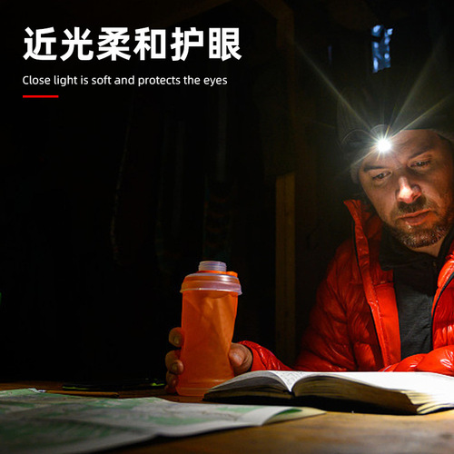 Smart induction usb charging induction headlight night fishing portable strong light night running small headlight outdoor headlight