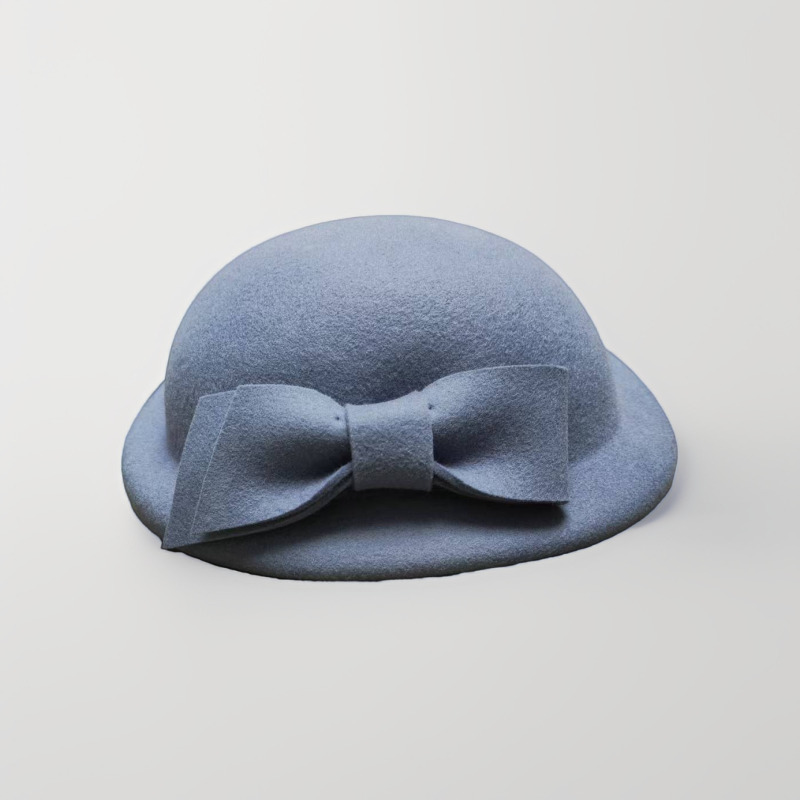 Sombrero mágico personalidad europea y americana sombrero mágico sombrero de fieltro halloween forma de escenario curling sombrero de bruja de lana 54-57cm