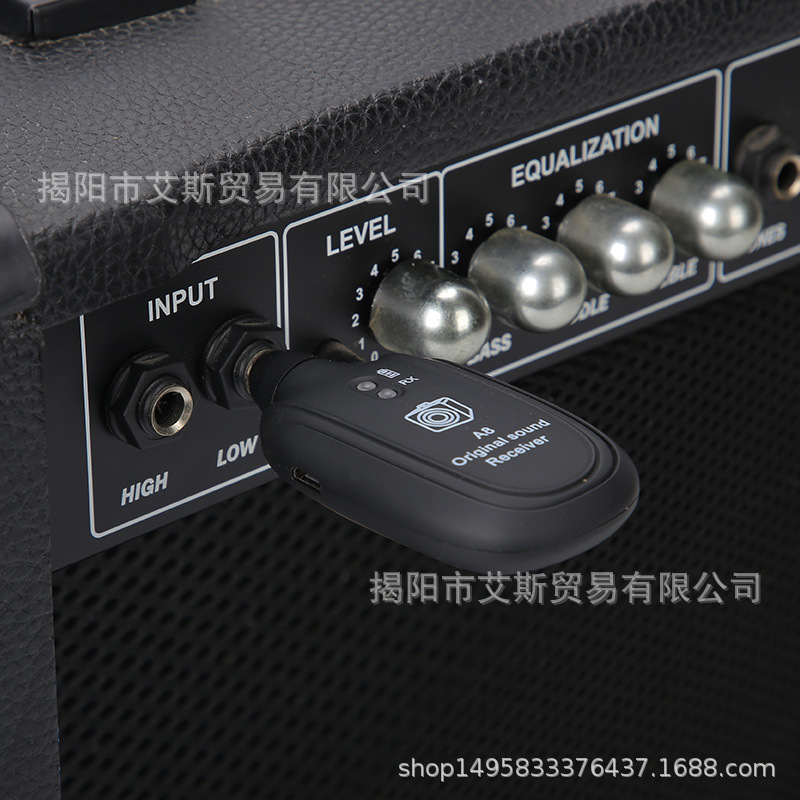 Transmisor inalámbrico de la guitarra A8 transmisor inalámbrico de la guitarra conveniente para el bajo de la guitarra eléctrica