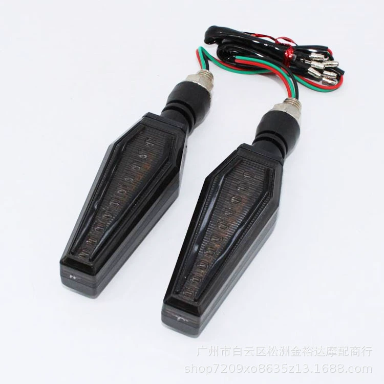 Аксессуары для модификации мотоциклов, Проточная вода, указатель поворота, персонализированный Креативный светодиодный водонепроницаемый индикатор, Электрический указатель поворота