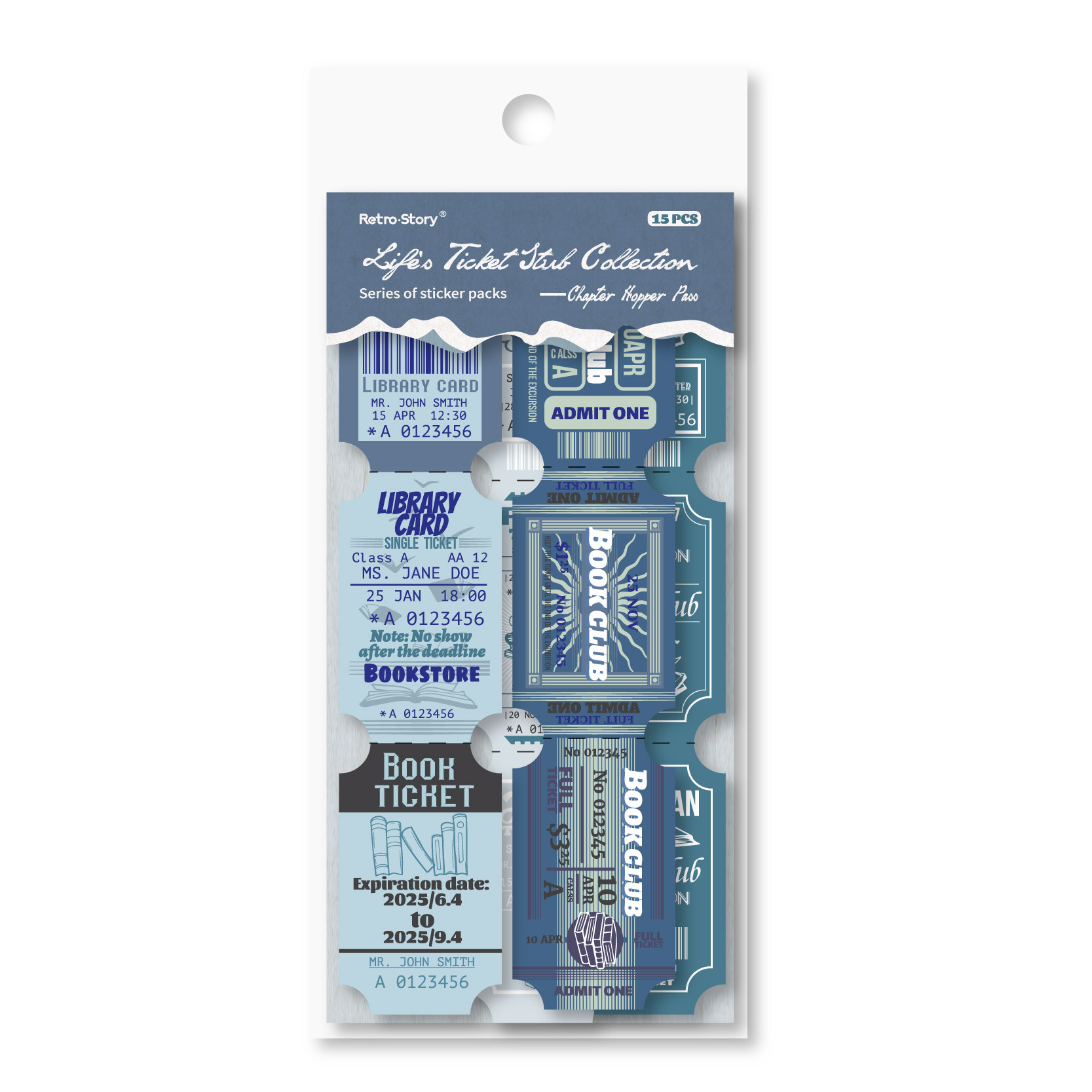 Paquete de pegatinas de Retro Story Serie de facturas Calcomanías de contabilidad de bricolaje para estudiantes Material de decoración Paquete de pegatinas de película de corte