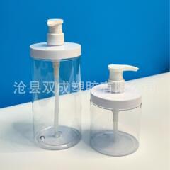 500ml-1000ml ポンプヘッド付きペット広口ボトル、手指消毒剤ボトル、染毛剤、ベーキングクリームボトル、大蓋ボトル