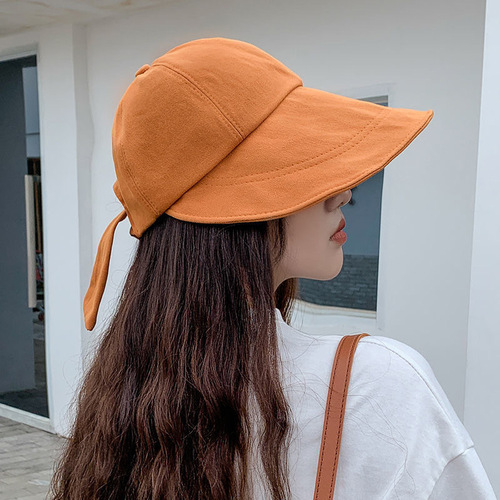 New versatile sun hat for women, Korean style, fashionable and popular, suitable for spring and summer, casual bucket hat