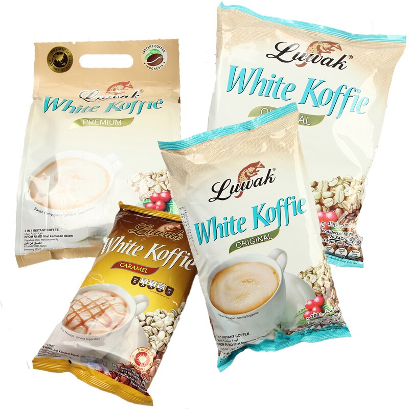 Cat's Lava White Coffee Original Flavor Stick Pack Mocha Caramel Three-Flavor Instant Coffee Indonesian Imported Coffee Powder Cat's Lava White Coffee Original Flavor Stick Pack Mocha Caramel Three-Flavor Instant Coffee Indonesian Imported Coffee Powder