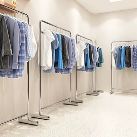 服装陈列架;衣帽架;仓储货架