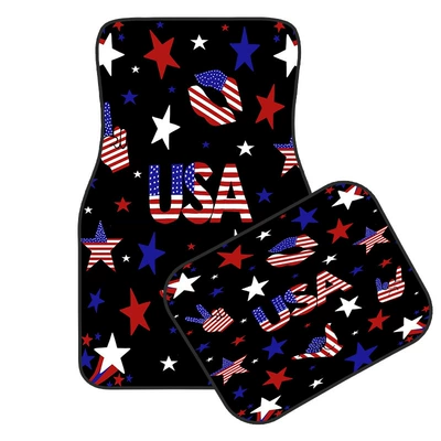 Avtomobil döşəmə paspasları – Set, Stain-Resistant Car Mats - zyh057-american-car-floor-mats-6-3344cm-two-piece-set