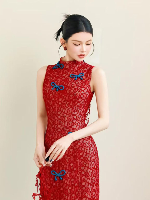 新中式结婚敬酒服2025新款高级感酒红色新娘订婚结婚礼服裙女晨袍|undefined