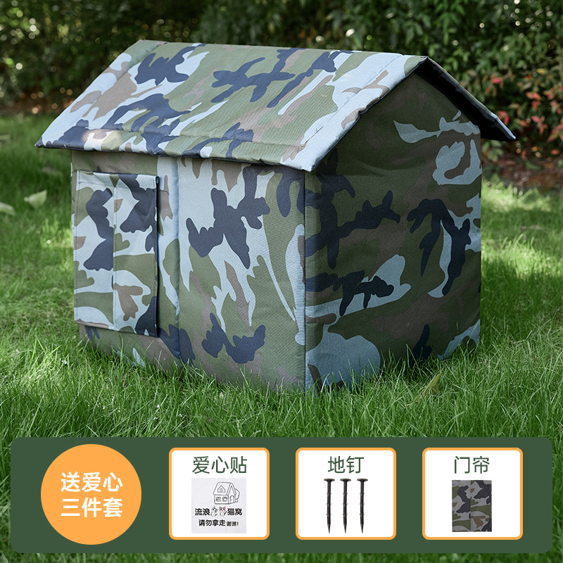 Nido para gatos callejeros Nido para gatos al aire libre impermeable y a prueba de lluvia Cálido en invierno