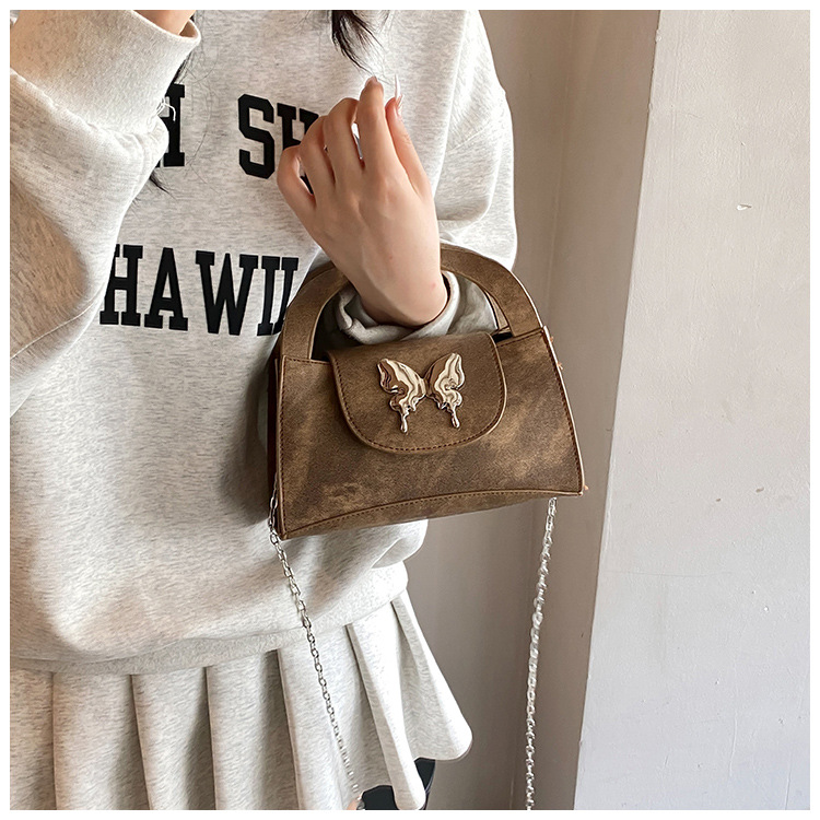 Borsa a mano Wind Niche per donna 2024 nuova elegante piccola borsa a tracolla a catena versatile quadrata_voghion.com