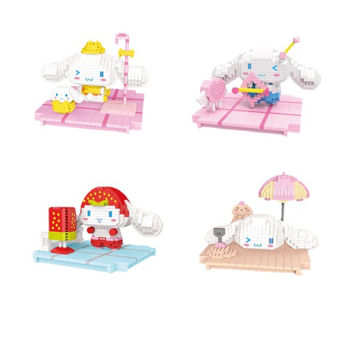 Diallo Micro Particle Assembling Building Blocks DIY Toy M1011-M1014 Cartoon Series Wholesale Delivery