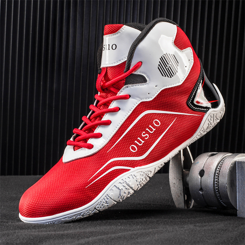 New Boxing Shoes, Professional Indoor Training Shoes, Gym Fighting Shoes, Non-Slip and Wear-Resistant