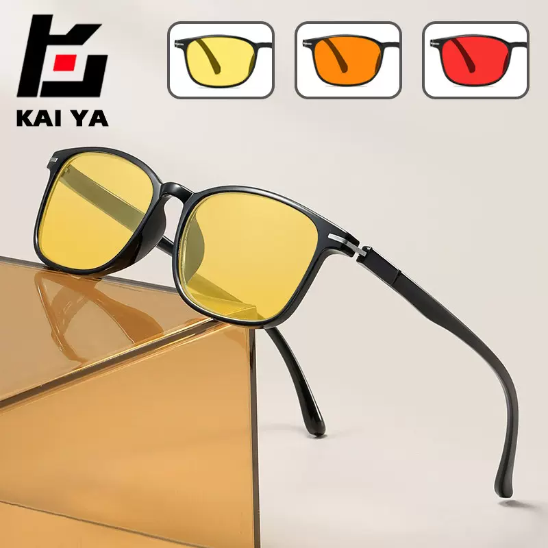 新款超轻tr90夜视防蓝光眼镜男女通用太阳镜手机电脑竞技游戏护目