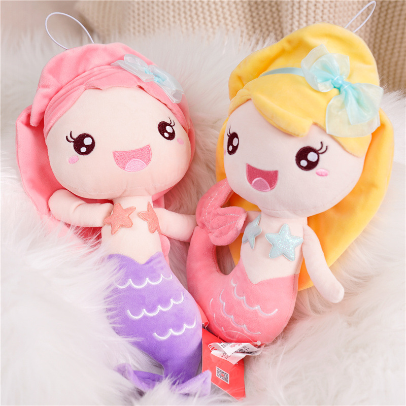 Capelon Q versión sirena princesa Peluche Muñeca de juguete muñeca niños niña almohada para dormir image 3