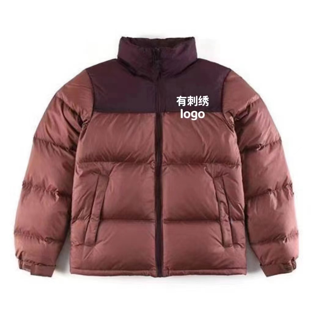 Putian versión alta chaqueta de plumón de cara norte 1996 versión americana de hombres y mujeres 90 chaqueta de bordado blanco 700 chaqueta cálida image 15