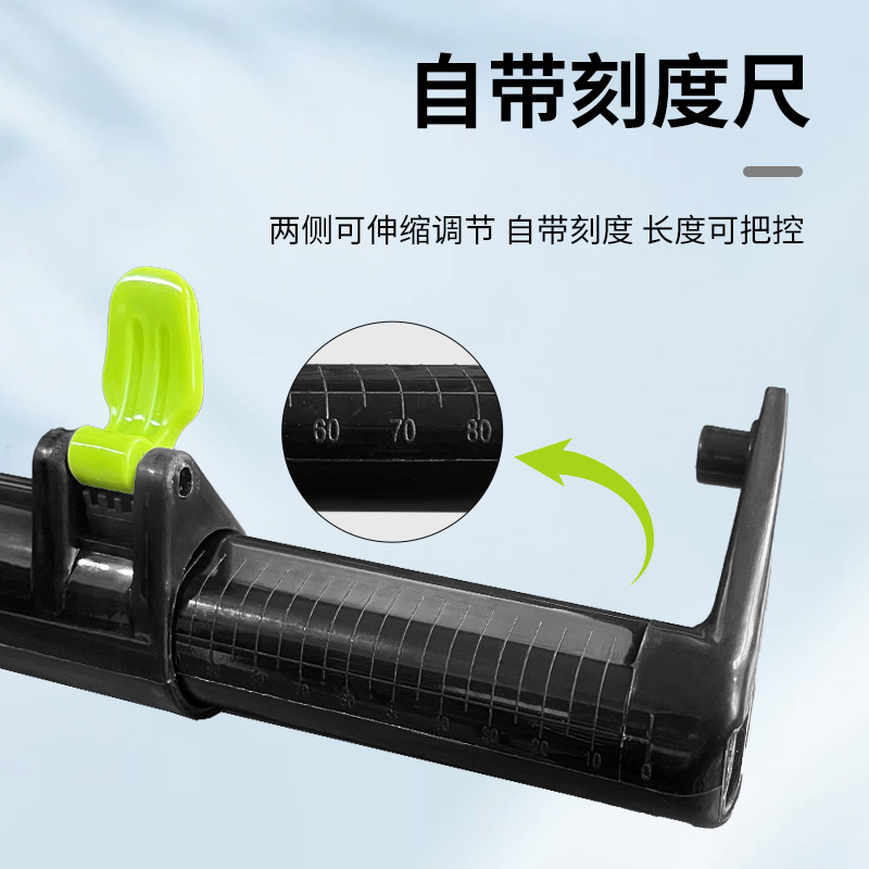 Cepillo de pared grande transfronterizo Cepillo de herramienta Cepillo de rueda Cepillo de rodillo ajustable retráctil Pintura de pared Pintura de látex Juego de pintura de pared