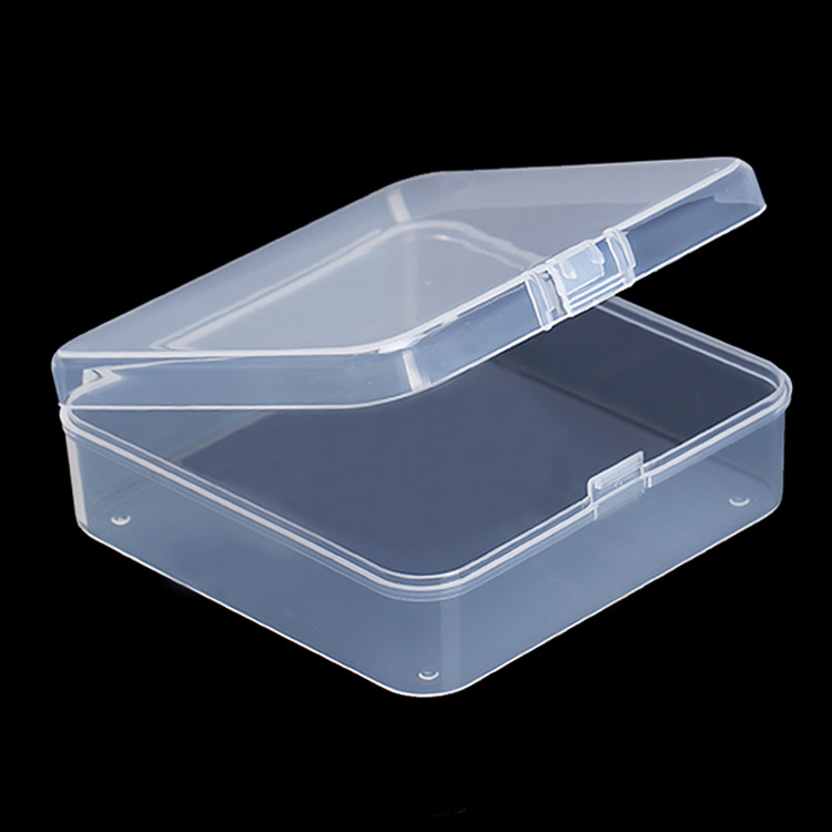 Caja pequeña mini lindo caja de plástico caja de almacenamiento caja de piezas A75 componentes caja de plástico original Cuadrado