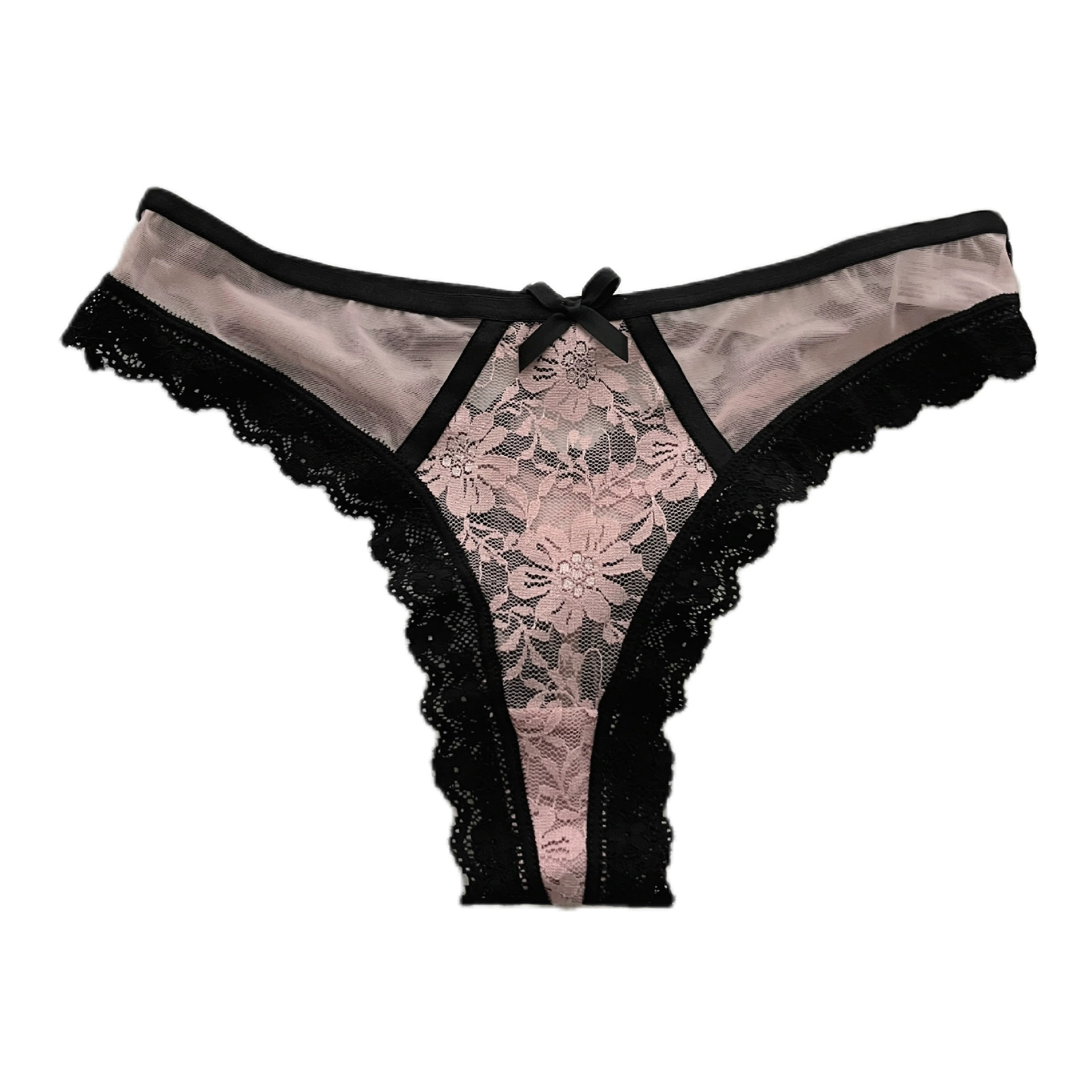 Сексуальные трусики из кружевa, микротретий сетчатка, one size (80–115 кг)