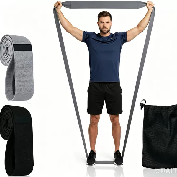 Cross-Border 76inch Resistance Bands for Beautiful Buttocks and Legs, Fitness Resistance Bands, Elastic Bands for Buttocks