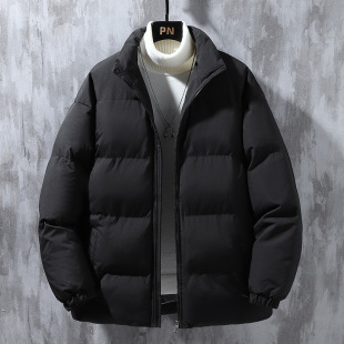 One-piece down cotton-padded coat men's coat winter 2023 new casual Korean style couple warm thickened cotton-padded coat