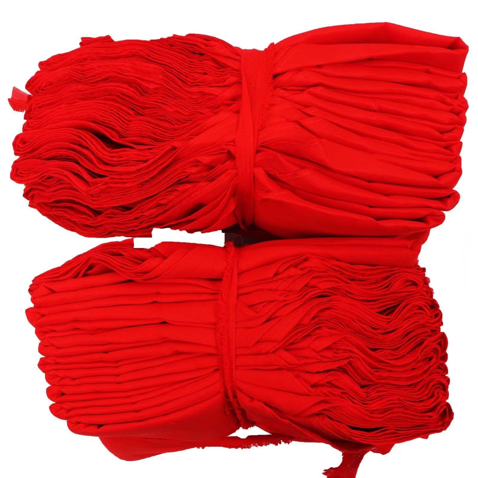 纯棉加厚红领巾小学生少先队1米 1.2米红色红领巾一二年级批发