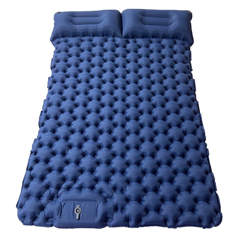 Надувной коврик двойной легкий для переноски кемпинга влагостойкий дорожный автомобиль для хранения ворса уличная палатка надувной коврик