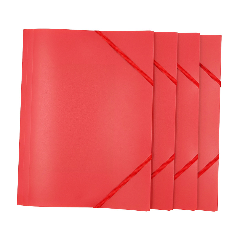 A4 vinculante cuerda bolsa cuerda elástica carpeta plegable tridimensional cuerda elástica caja de archivo Oficina estudio almacenamiento vinculante cuerda clip