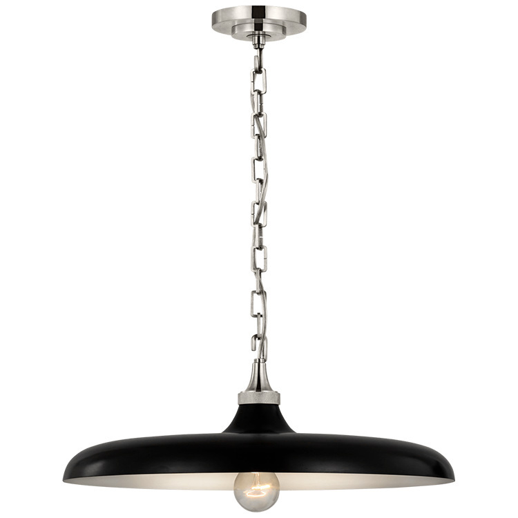 All-Copper Personalized Simple Black and White Fashionable Modern American Living Room Dining Room Chandelier Study Bedroom Entrance Chandelier