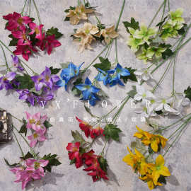 四照花仿真假花绢花田园花艺婚庆婚礼家居场景装饰花卉摄影道具