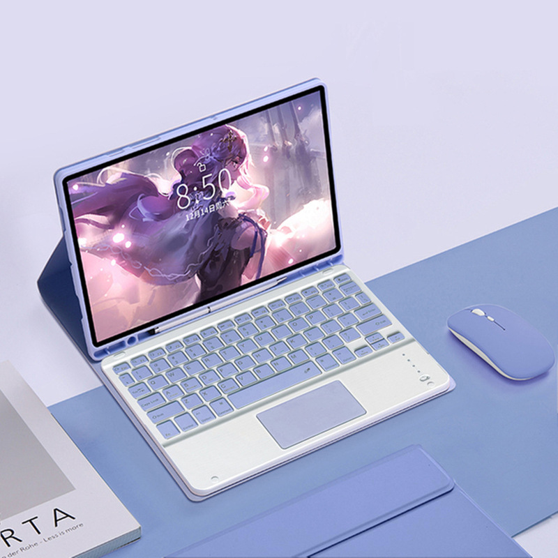 Suitable for iPad Air 11 Magic Touch Bluetooth Keyboard iPad 11 2025 Tablet Protective Case Backlit Leather Case