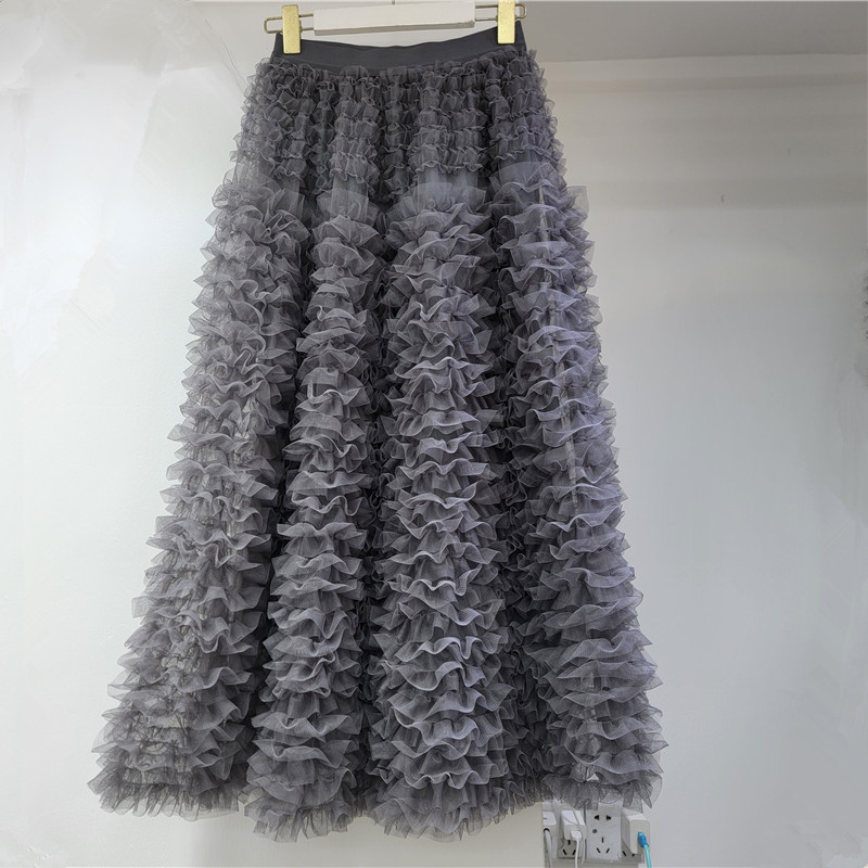 Reducción de la edad de la ropa de moda de mujer dulce pesado pastel multicapa de ropa de mujer