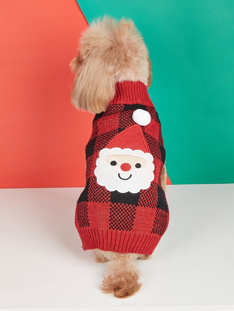 Cute Polyester Christmas Snowman Pet Clothing display picture 5