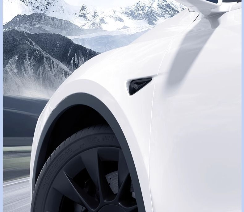 Suitable for Tesla Fender Modely New Version Fender Front and Rear Wheel Mudguard Protective Accessories