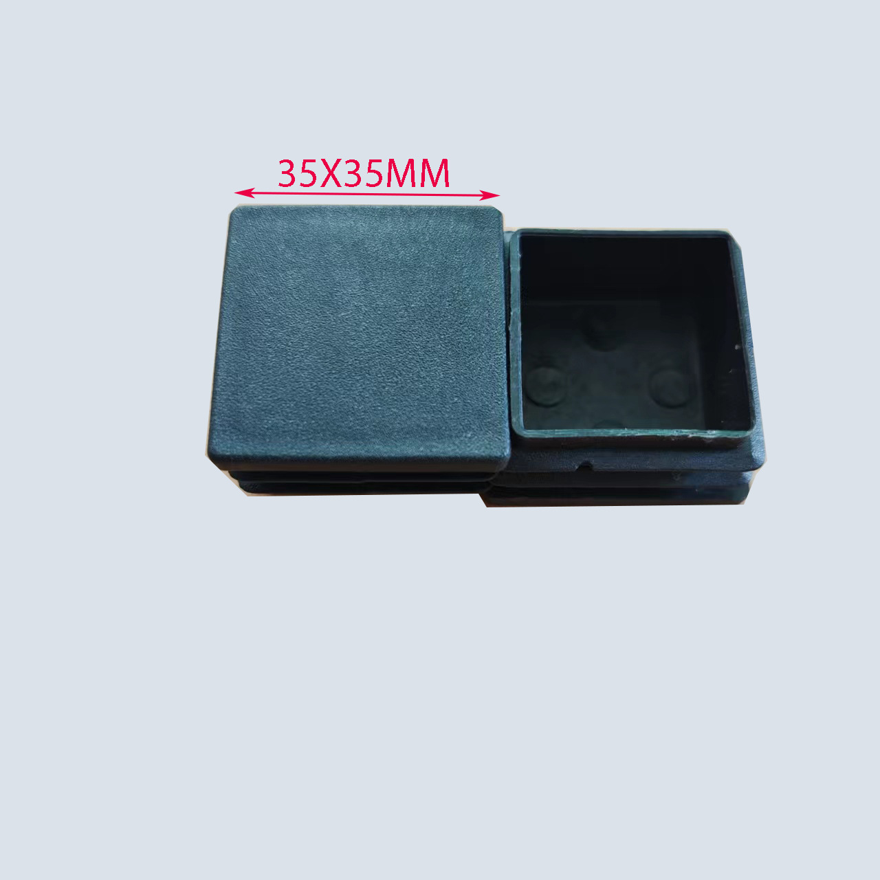 35*35毫米管塞 35mm方形堵头35厘铁管封口 35X35MM管塞