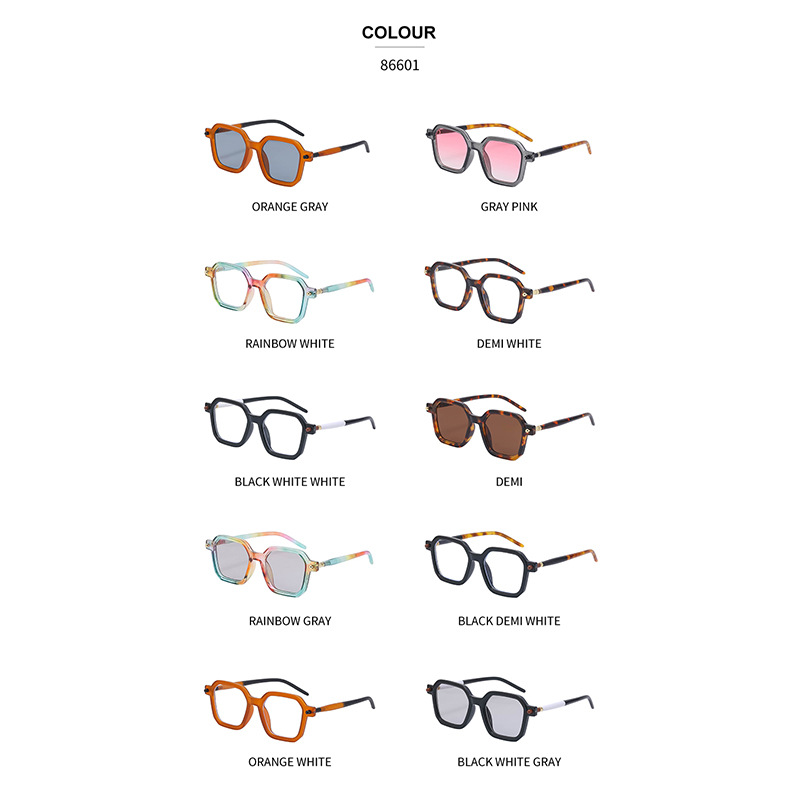 Elegant Minimalist Square Frame Sunglasses For Women Uv Protection_voghion.com