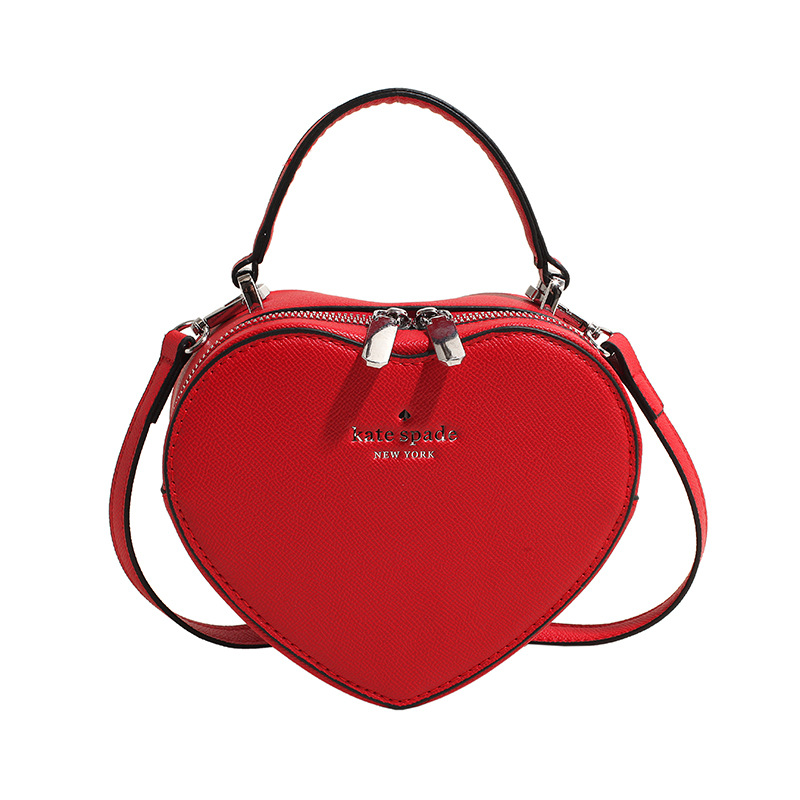 Bolso de hombro transfronterizo para mujer Tendencia de la moda europea y americana Letras clásicas Logotipo en relieve Bolso en forma de corazón Bolso casual de todo fósforo