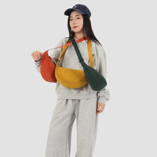 饺子包大容量手机包女士斜挎包礼品赠送印logo百搭小挎包简约女包