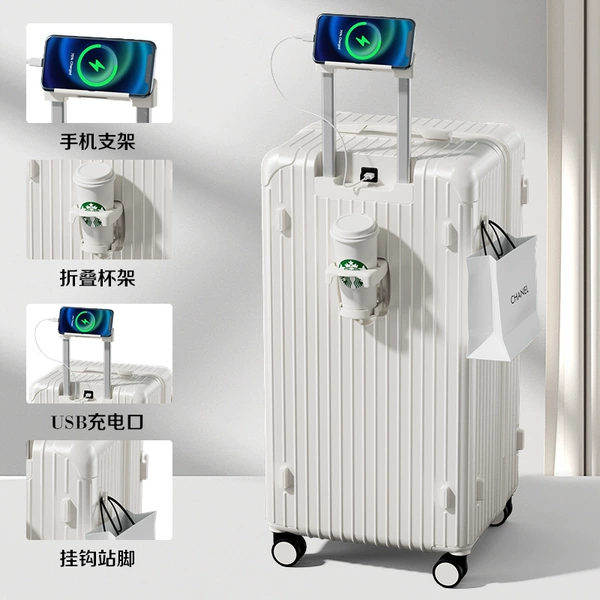 White glass holder charging, tubing