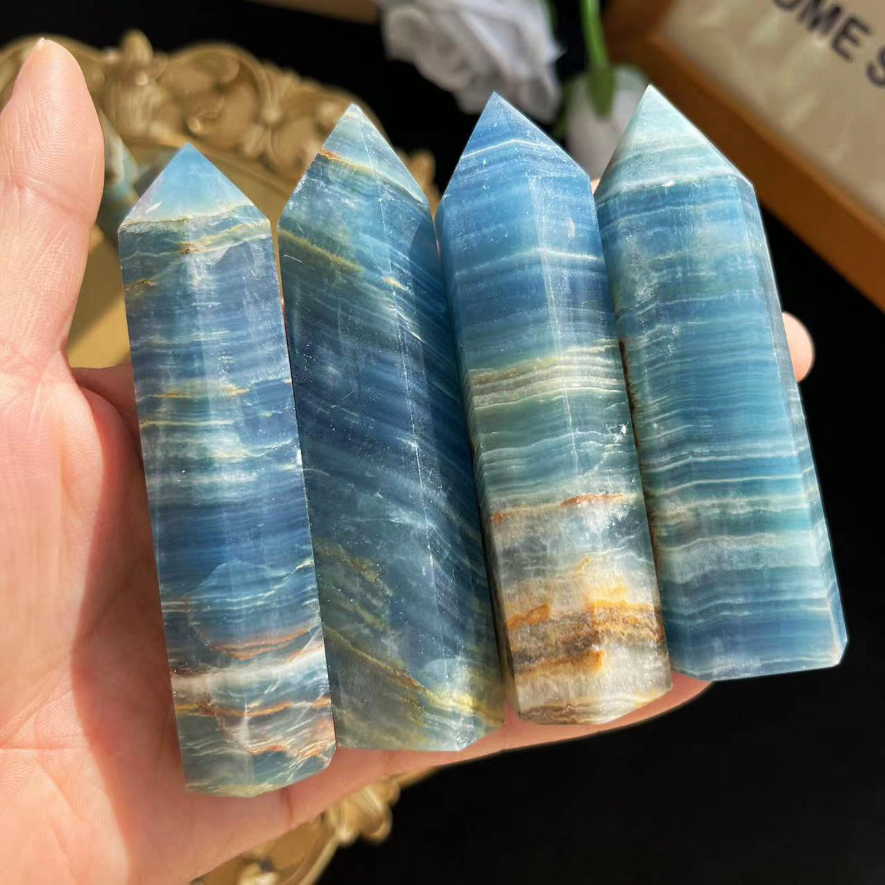 Blue lux column / 4-5cm